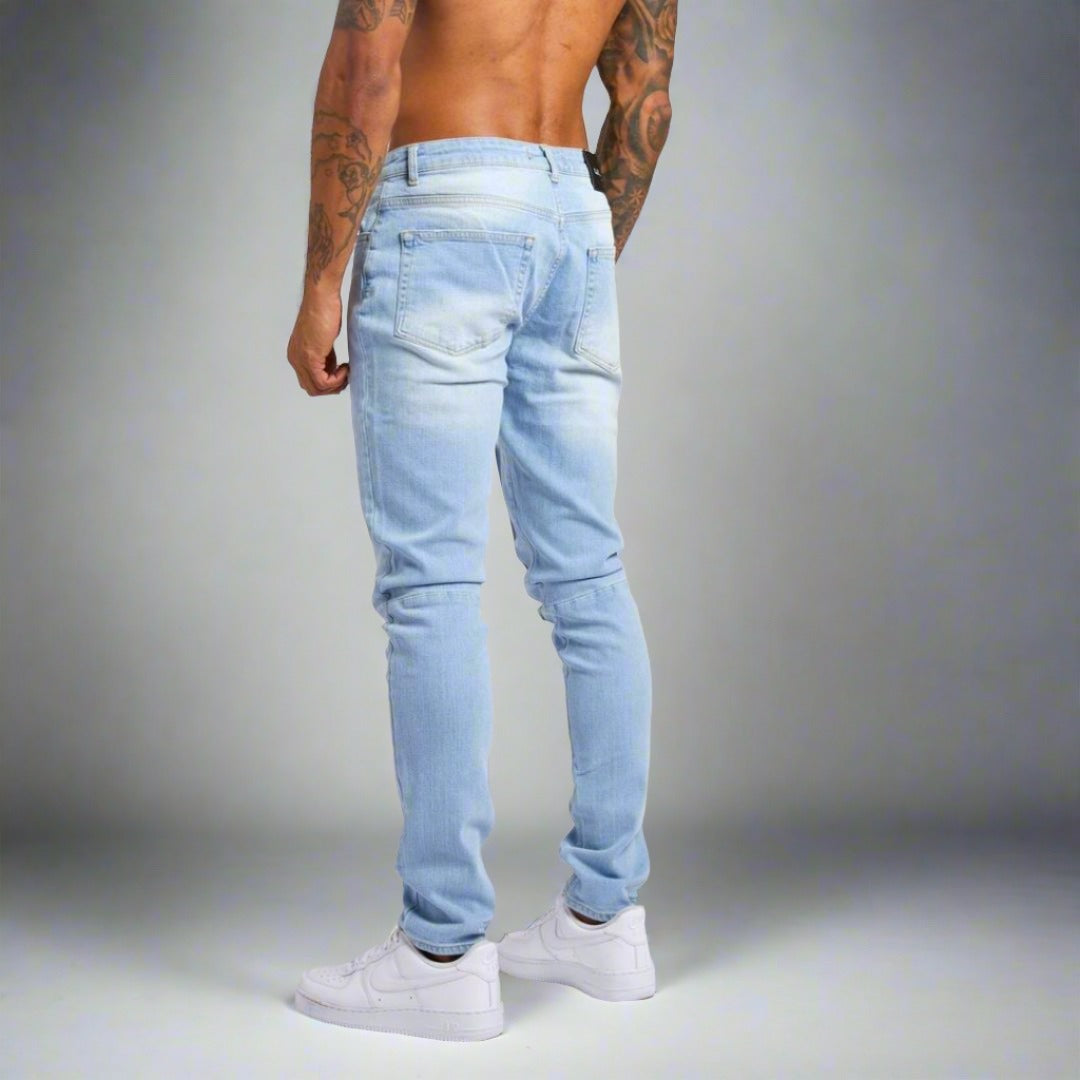 Versatile men's Lorenzo jeans, comfortable stretch denim suitable for a wide range of casual wear.