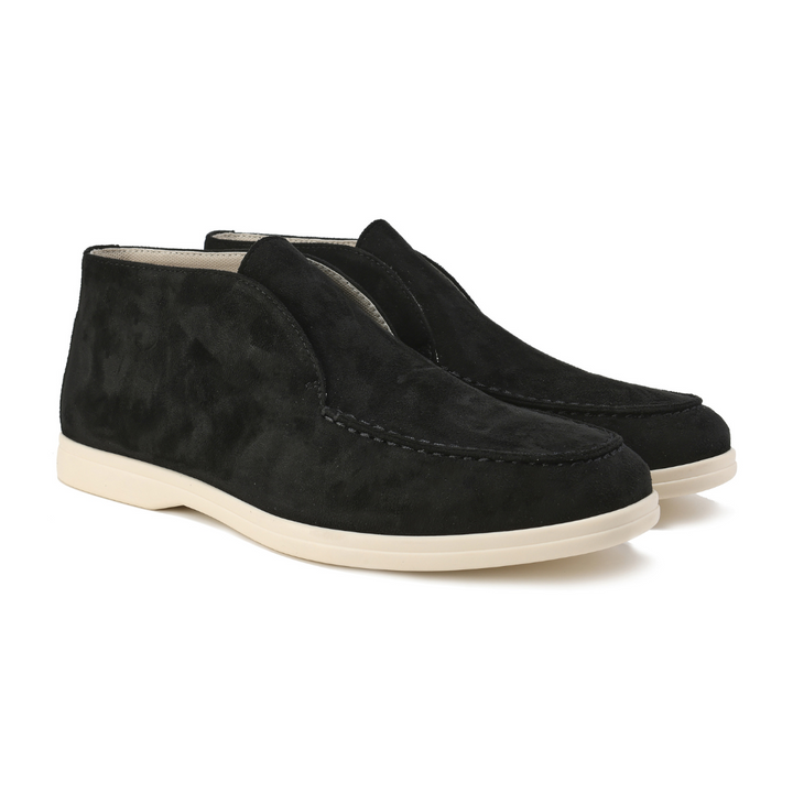 Men's Luca luxury suede slip-on loafers for refined style, perfect for elegant and comfortable wear.