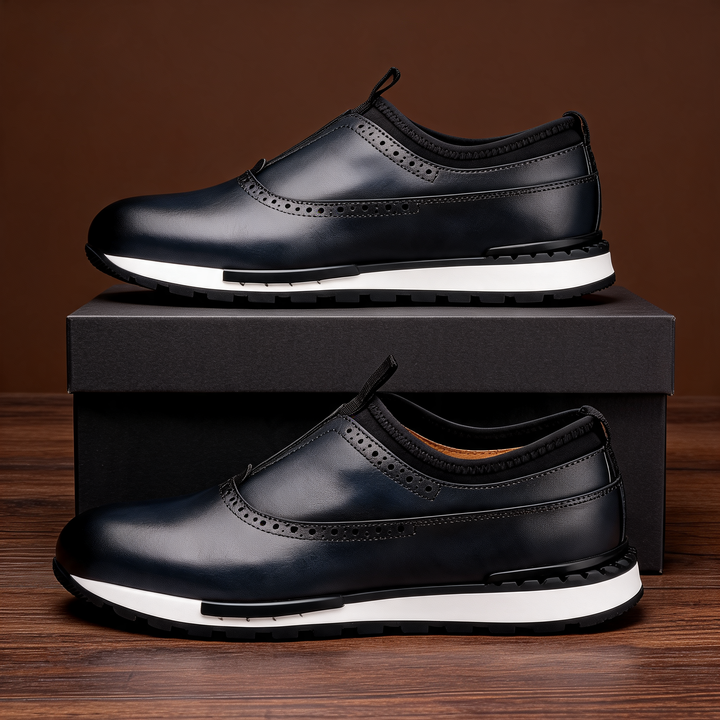 LUCCA men's slip-on loafers for versatile comfort. Perfect everyday shoes, suitable for casual or dress.