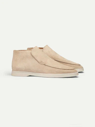 Comfortable men's slip-on suede loafers, perfect for all-day wear & easy fashion statement.