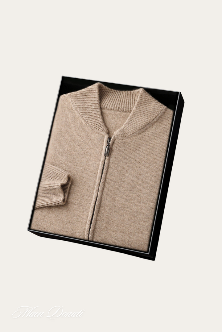 Men's luxurious cashmere pullover sweater, soft, warm, and elegant for fall & winter fashion.