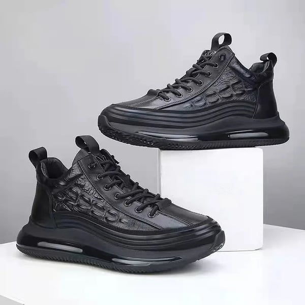 Men's luxury air cushion sneakers for ultimate comfort & support, perfect for daily wear.
