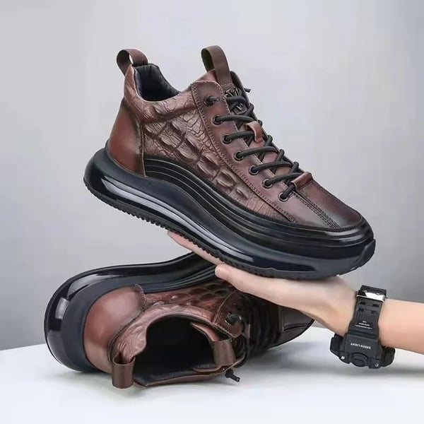 Stylish men's air cushion sneakers with modern design, ideal for casual and active lifestyles.