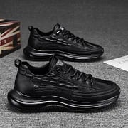 Dynamic men's air cushion sneakers, offering athletic style and plush comfort for diverse daily wear.