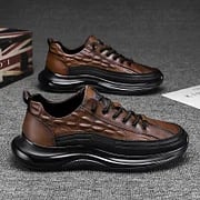 Sophisticated men's air cushion sneakers, designed for ultimate comfort and a sleek, modern look.