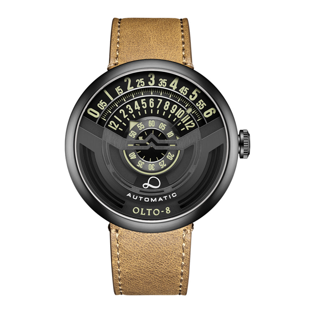 Classic men's fashion watch, an automatic timepiece with sapphire crystal, perfect for sophisticated style.