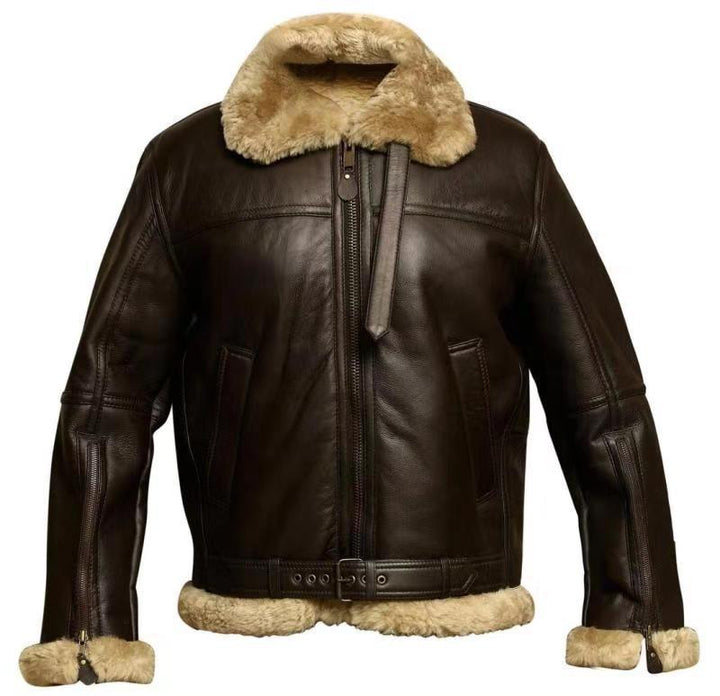 Soft, comfortable lining of a men's luxury outerwear jacket, ensuring warmth and elegant fall/winter style.