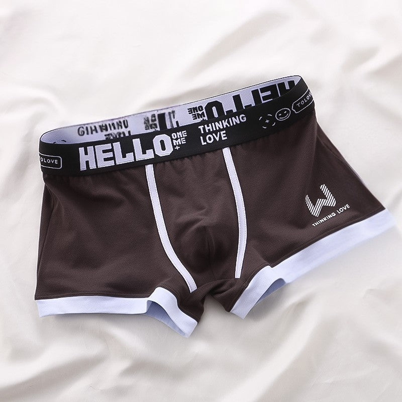 Essential men's 6-pack luxury boxer briefs. Comfort-fit cotton stretch underwear for everyday style & support.