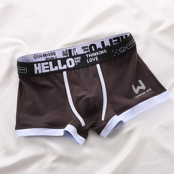 Essential men's 6-pack luxury boxer briefs. Comfort-fit cotton stretch underwear for everyday style & support.