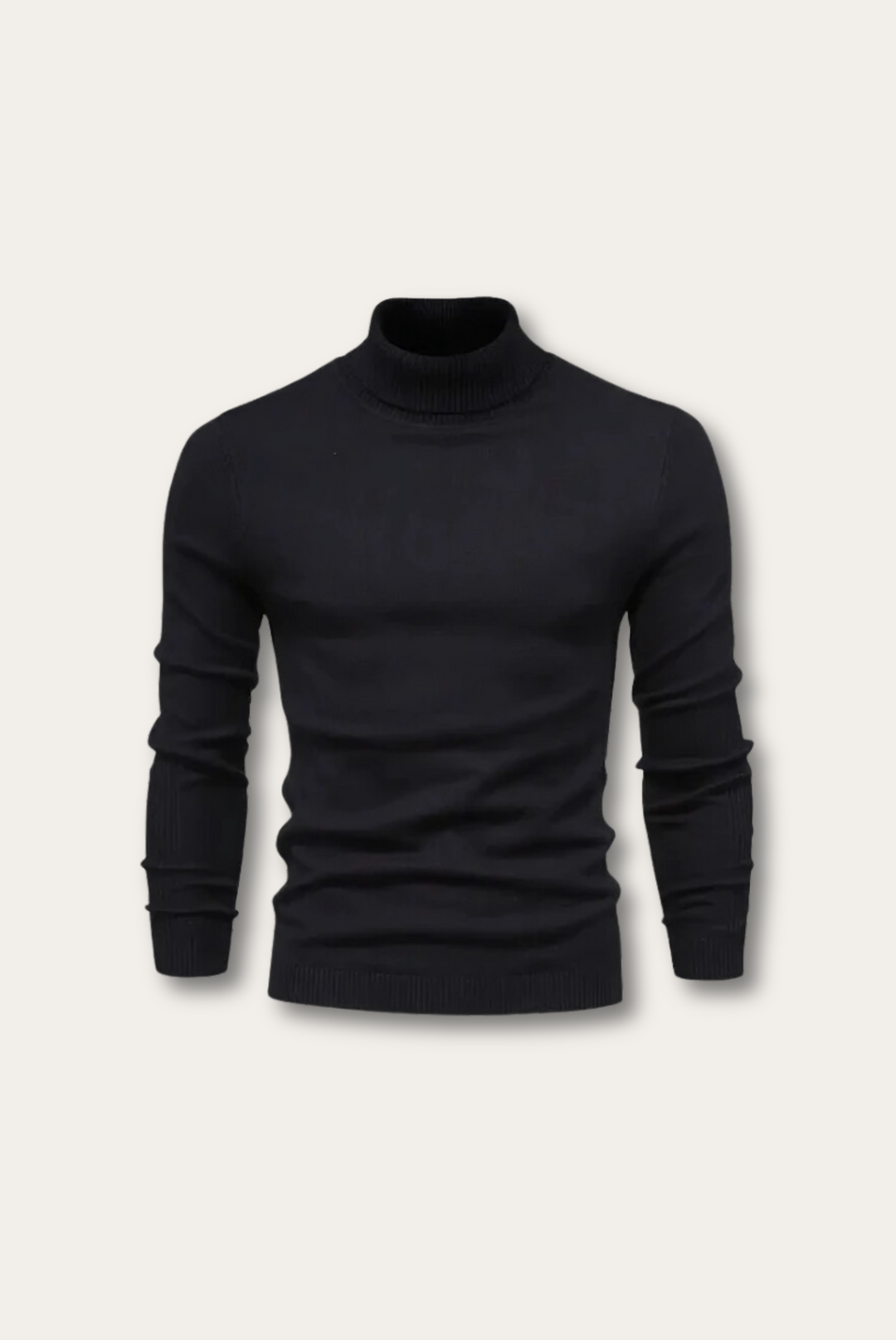 Men's luxury high-collar Adrian sweater, an elegant long-sleeve design for versatile comfort and stylish wear.