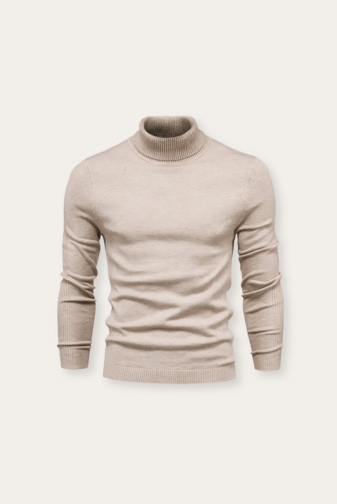 Elegant men's luxury high-collar sweater. Adrian turtleneck offers comfort & style, ideal for any occasion.