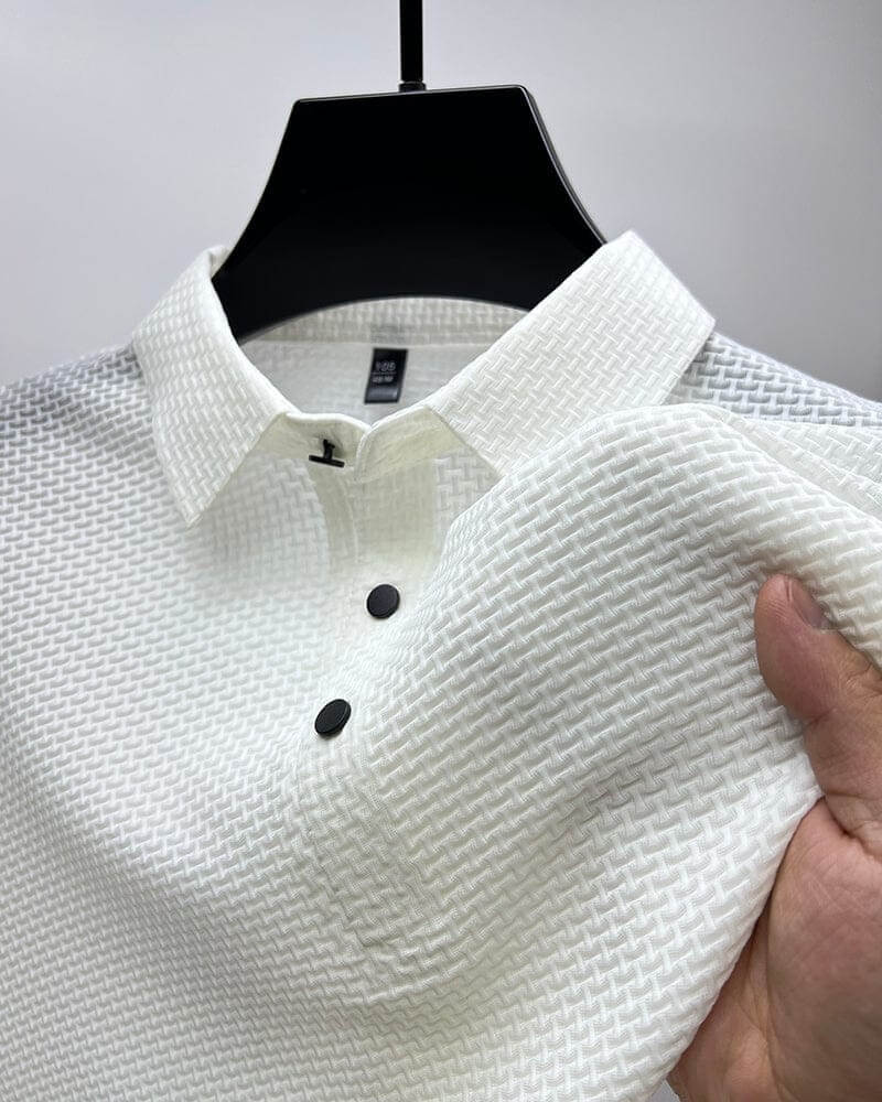 Men's luxury RegalPolo shirt, combining elegant style with premium comfort for sophisticated casual wear.