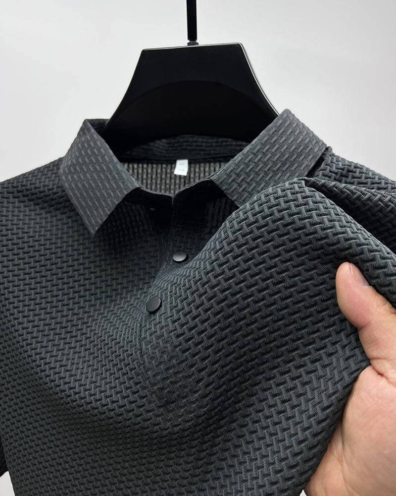 Comfortable & breathable men's RegalPolo shirt, perfect for stylish summer wear and versatile casual outfits.