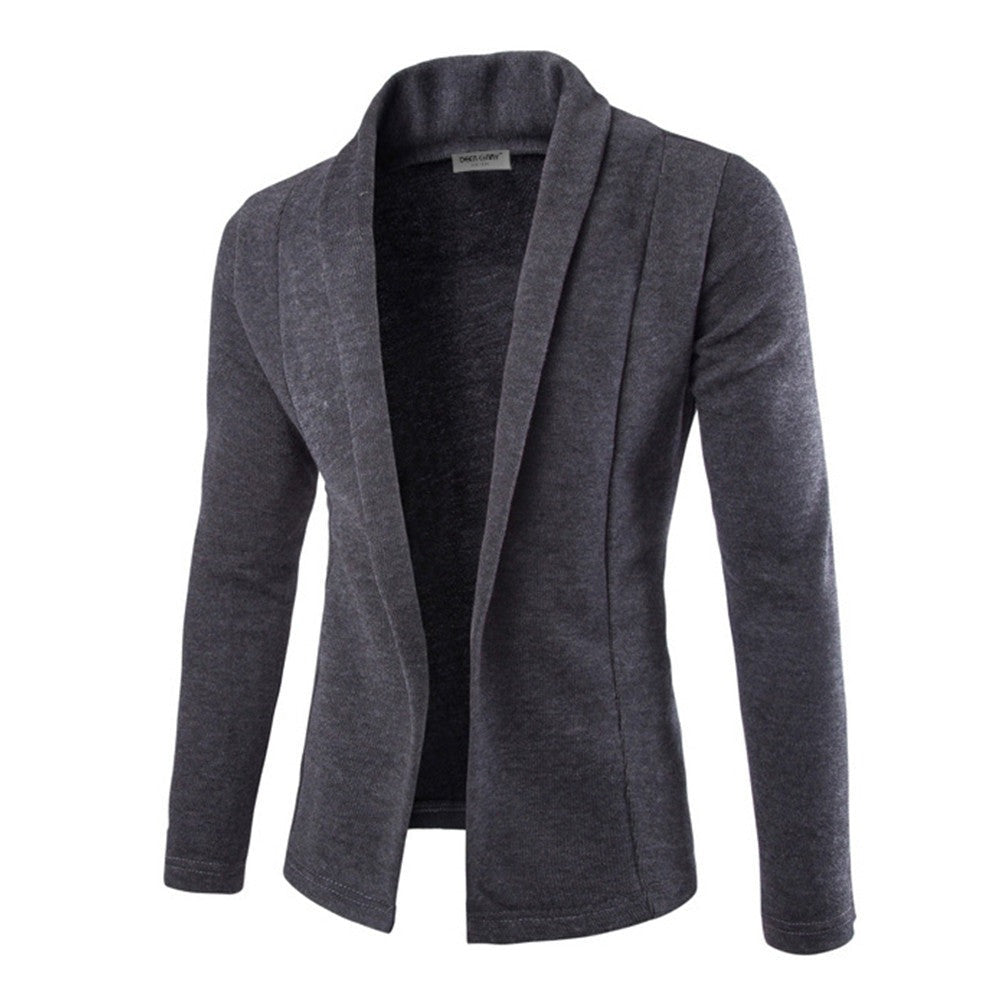 Men's luxury slim-fit stretch blazer, perfect for business casual or formal office attire. Stylish & professional.