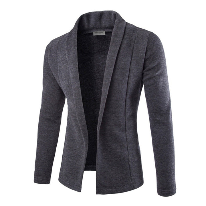 Men's luxury slim-fit stretch blazer, perfect for business casual or formal office attire. Stylish & professional.