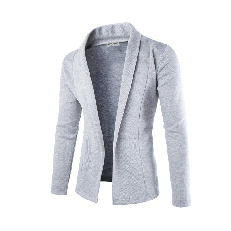 Stylish men's slim-fit stretch blazer. A versatile layering piece for modern fashion & professional outerwear.