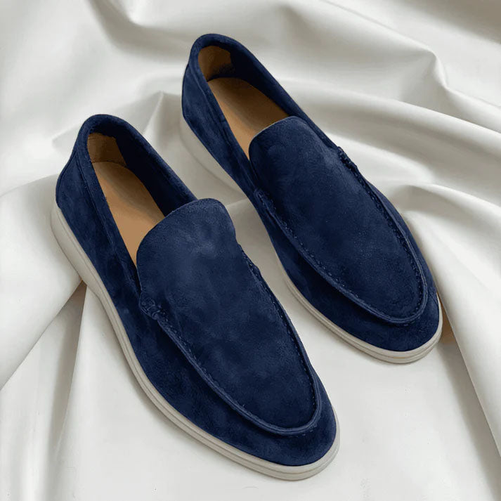 Elegant men's dress loafers, slip-on style for formal occasions or sophisticated casual wear. Premium footwear.