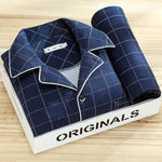 Dark Blue Check