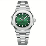 Silver / Green