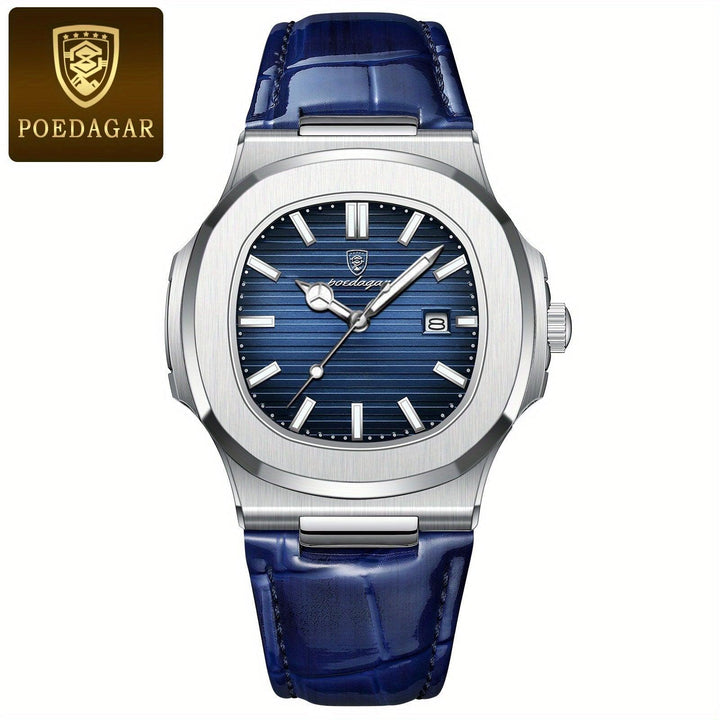 Stylish men's wrist watch, stainless steel luxury sport design, a timeless men's fashion accessory.