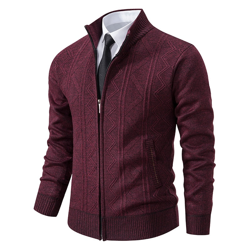 Timeless V-neck sweater vest for men. Versatile for formal wear or casual layering, offering elegant comfort.