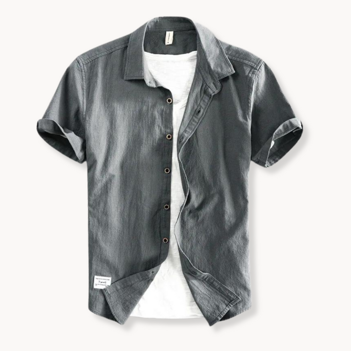 Stylish men's long sleeve Madrid button-up shirt, perfect for comfortable everyday wear & casual fashion.