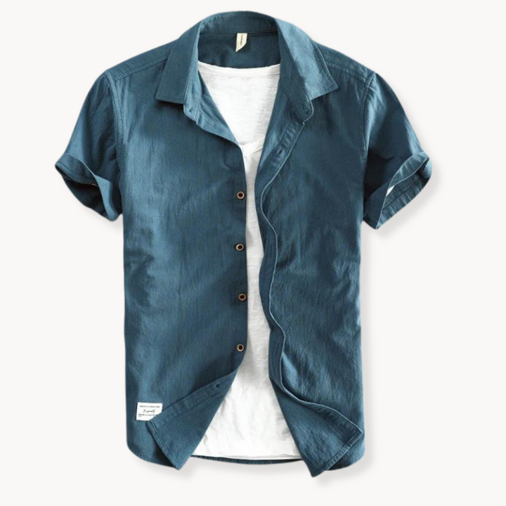 Soft men's Madrid long sleeve casual shirt, ideal for everyday comfort & timeless button-up style.