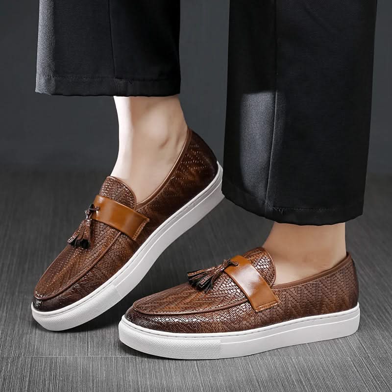Men's Marcelli Tassel Loafers, ideal versatile slip-on dress & casual shoes for a classic look.