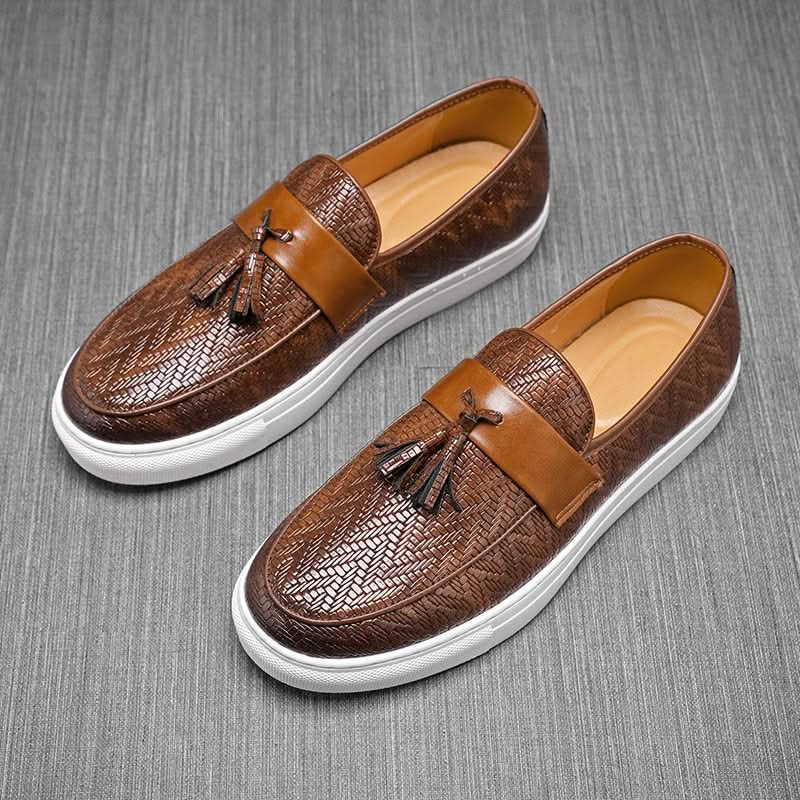 Versatile men's Marcelli tassel loafers, stylish slip-on shoes for both dress and comfortable everyday wear.