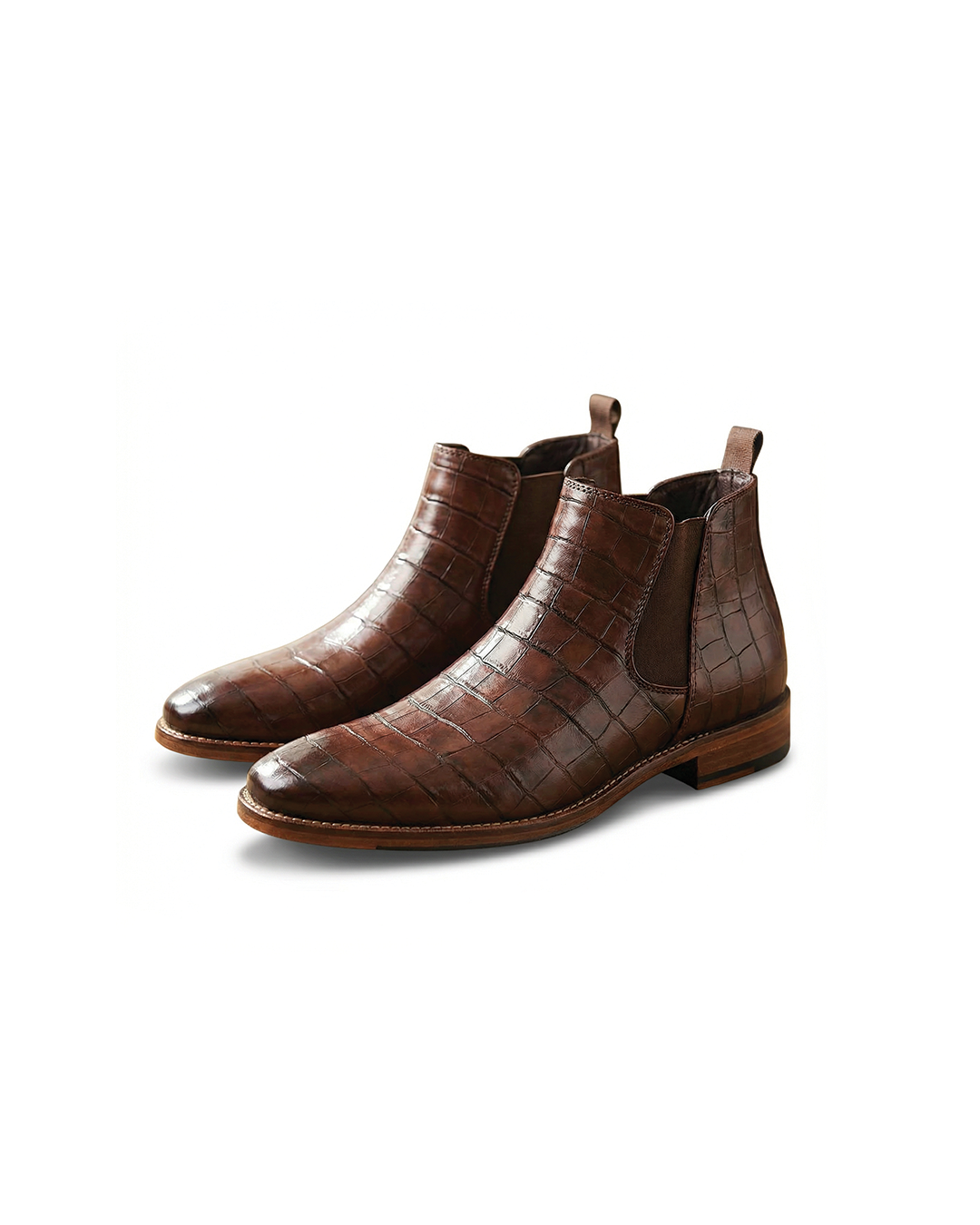Men's Marlow leather Chelsea boots. Stylish slip-on design for urban fashion & comfort.