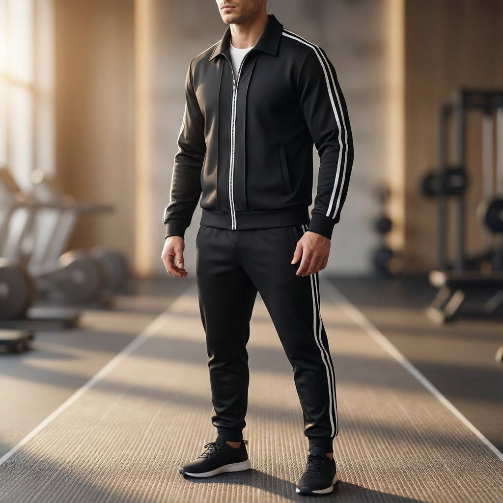 Men's Marshall padded training jacket for performance activewear, front view