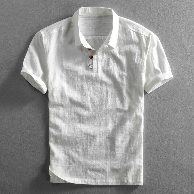 Relaxed fit men's Massimo Essential Polo. Enjoy breathable, short-sleeve comfort & casual elegance all summer long.