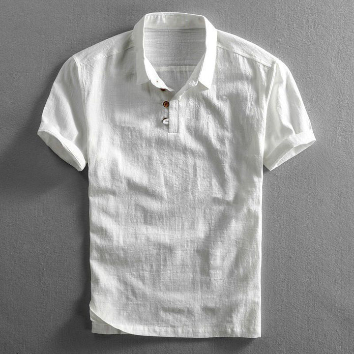 Relaxed fit men's Massimo Essential Polo. Enjoy breathable, short-sleeve comfort & casual elegance all summer long.