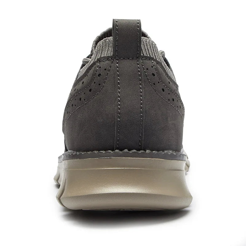Brown Maverick men's versatile walking shoes, combining comfort, style, & orthopedic support.