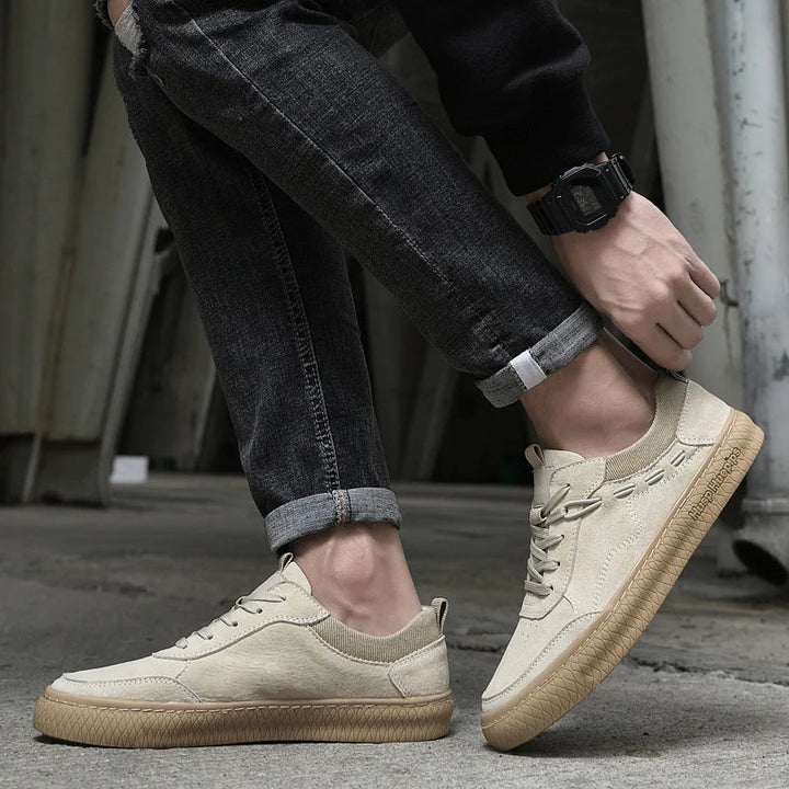 Lace-up Maxon casual sneakers for men, offering secure fit & modern aesthetic for daily use.