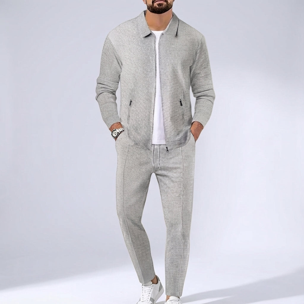 Maxwell men's athletic two-piece set, a comfortable sportswear tracksuit for casual activewear.