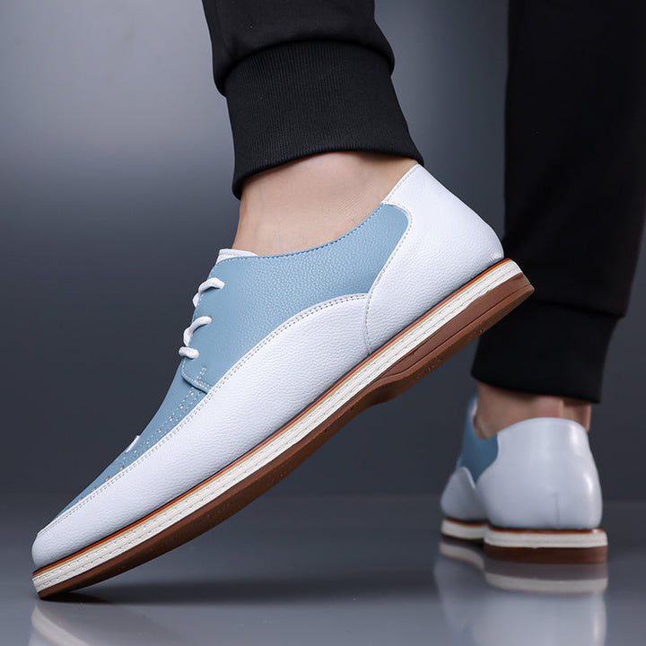 Elegant men's classic brogue dress shoes, meticulously crafted for comfort & sophisticated formal style.