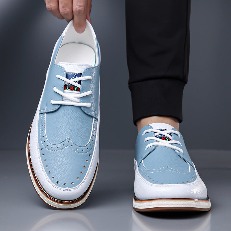 Men's comfort brogue oxfords, a stylish & classic choice for both formal and casual outfits.