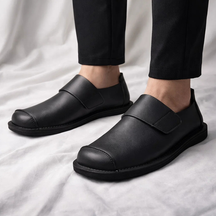 Premium Mayfair men's comfortable slip-on shoes, ideal for smart office wear or relaxed weekend outings.