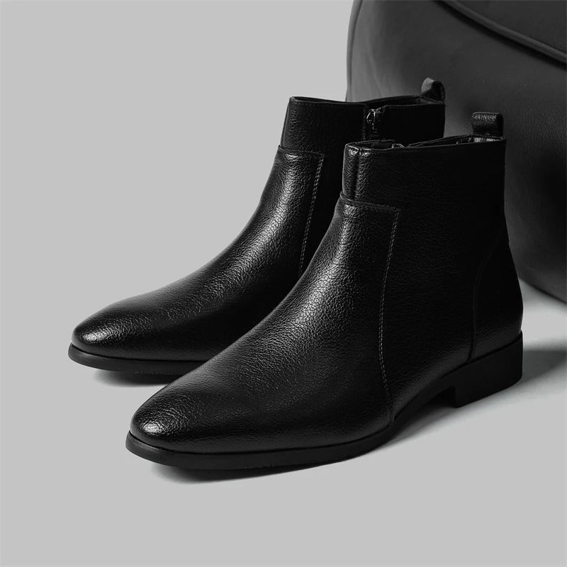 Expertly crafted men's Mercer zip boots, perfect for adding a refined touch to any formal ensemble.