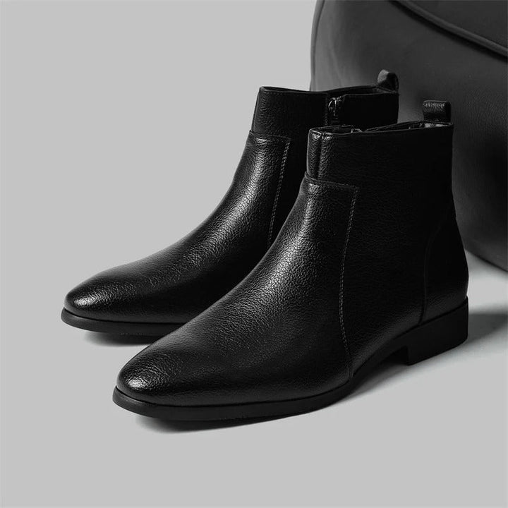 Expertly crafted men's Mercer zip boots, perfect for adding a refined touch to any formal ensemble.