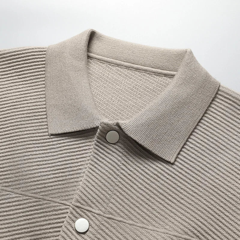 Versatile men's Mercer jacket in dark gray, perfect year-round for casual or smart-casual outfits.