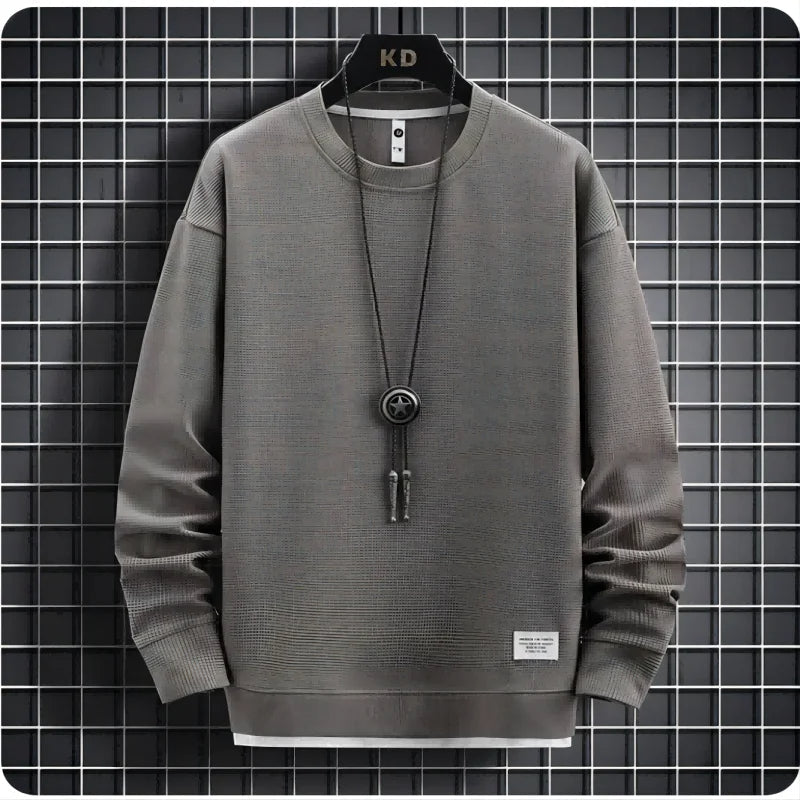 Super soft men's lounge set. Relaxed fit sweater and joggers ensure ultimate comfort and style.