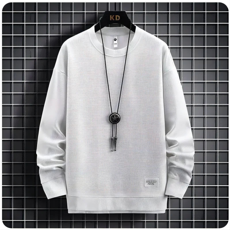 Meridian men's relaxed fit lounge set. Comfortable sweater & joggers deliver easy style & ultimate comfort.