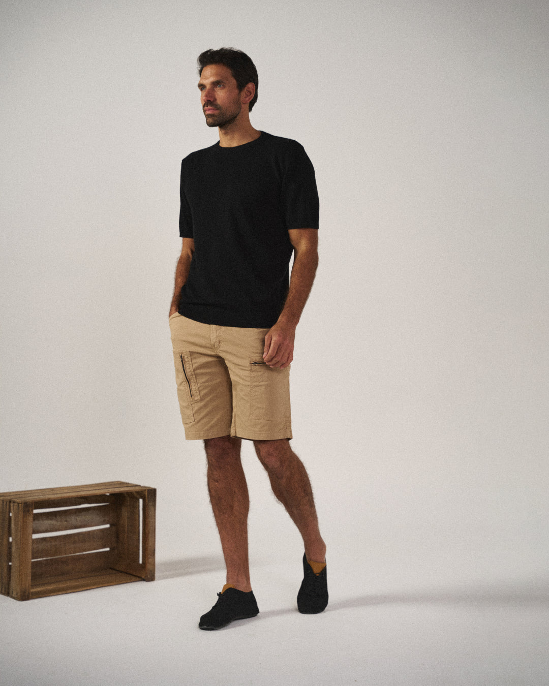 Flexible mesh knit men's slip-on sneakers, snug & lightweight for all-day comfort.
