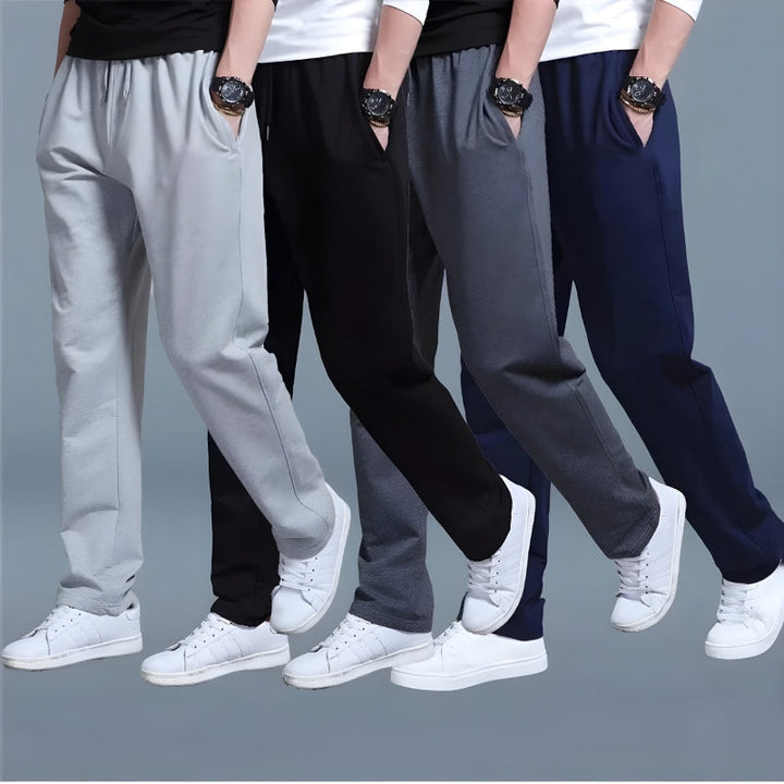 Ultimate comfort men's Mikael jogging trousers. Relaxed fit casual pants, perfect for loungewear & everyday.