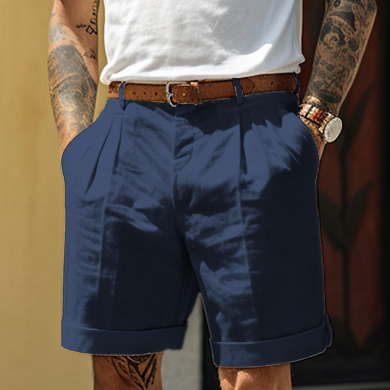 Lightweight Men's Milan casual shorts, a stylish choice for vacation and warm weather
