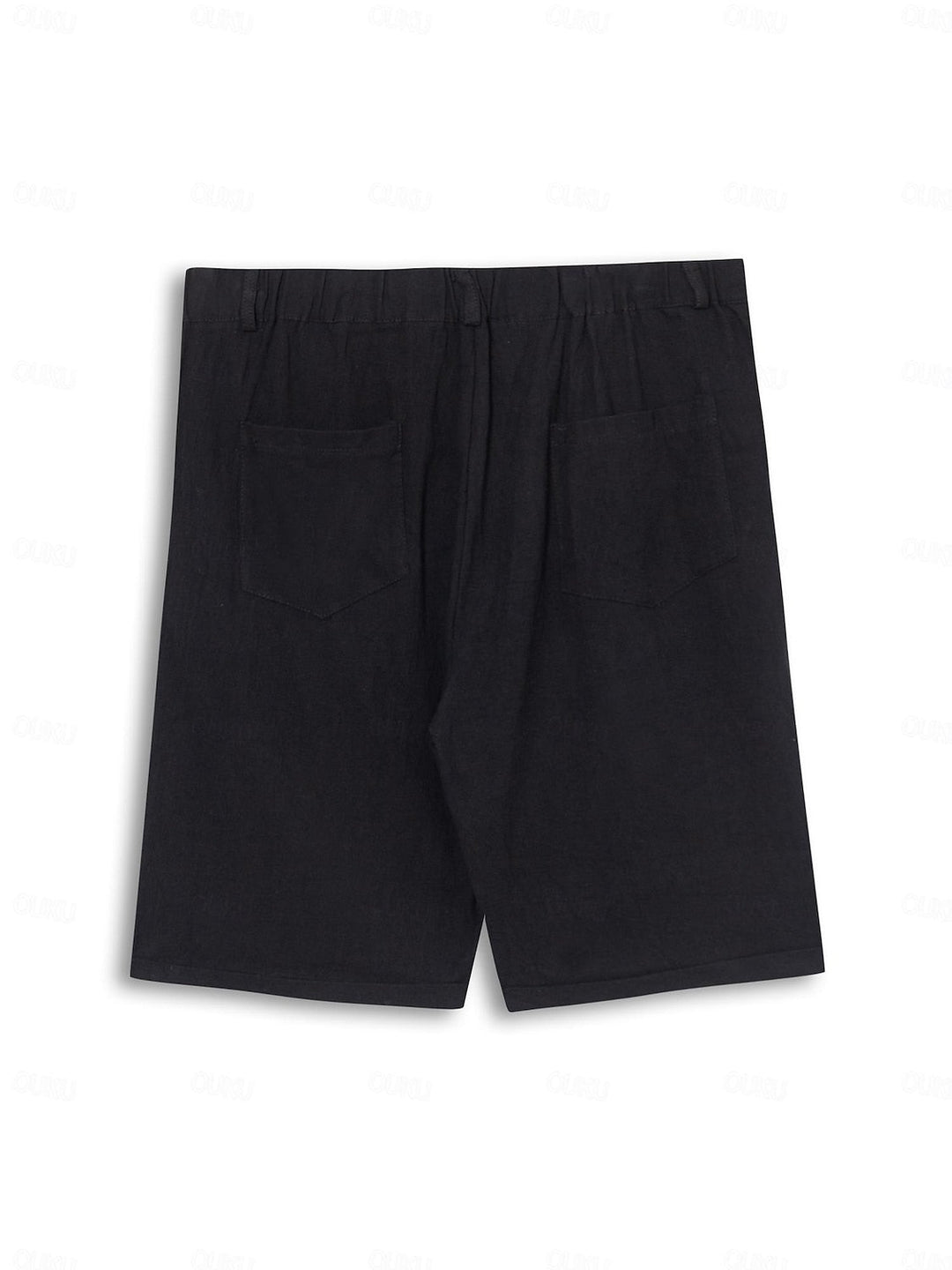 Relaxed fit Men's Milan shorts, made from a high-quality linen cotton for summer