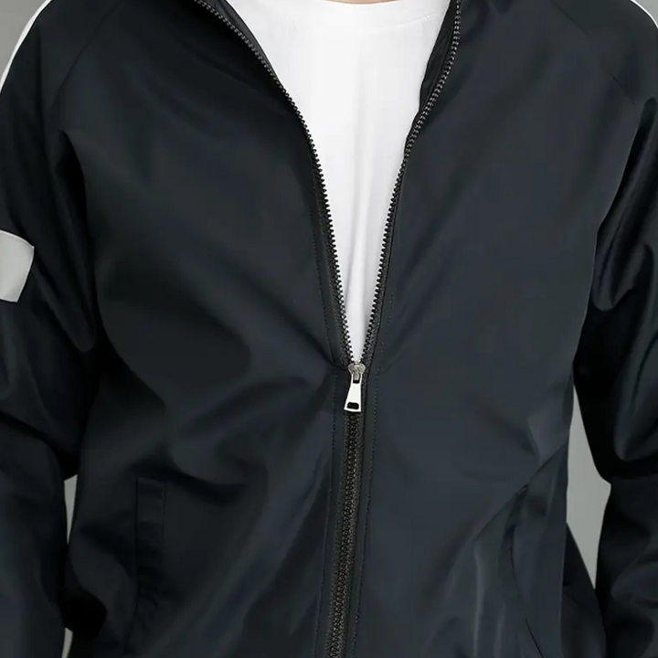 Soft & comfortable Milan men's tracksuit. Features a pullover top & matching joggers for a relaxed, sporty style.