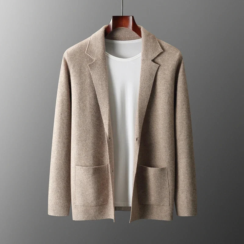 Men's Milano Cardigan: soft & comfortable layering essential. Classic button-front knit sweater for sophisticated style.